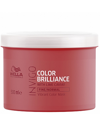 Wella INVIGO Color Brilliance - Маска-уход для защиты цвета нормальных и тонких волос 500 мл - hairs-russia.ru